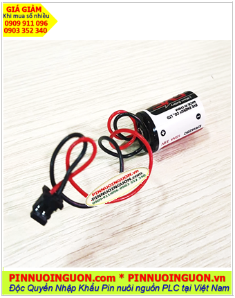 Pin EVE ER14250 (Zắc cắm), Pin nuôi nguồn PLC EVE ER14250 lithium 3.6V 1/2AA 1200mAh (14mmx25.5mm) chính hãng